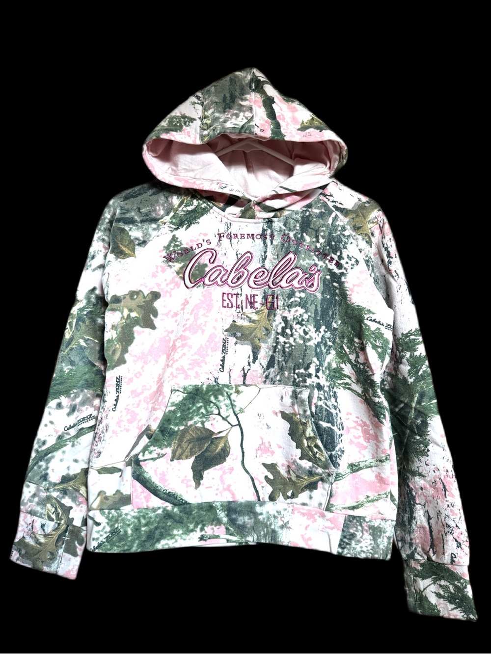 Big Girl Pink Camo Hoodies